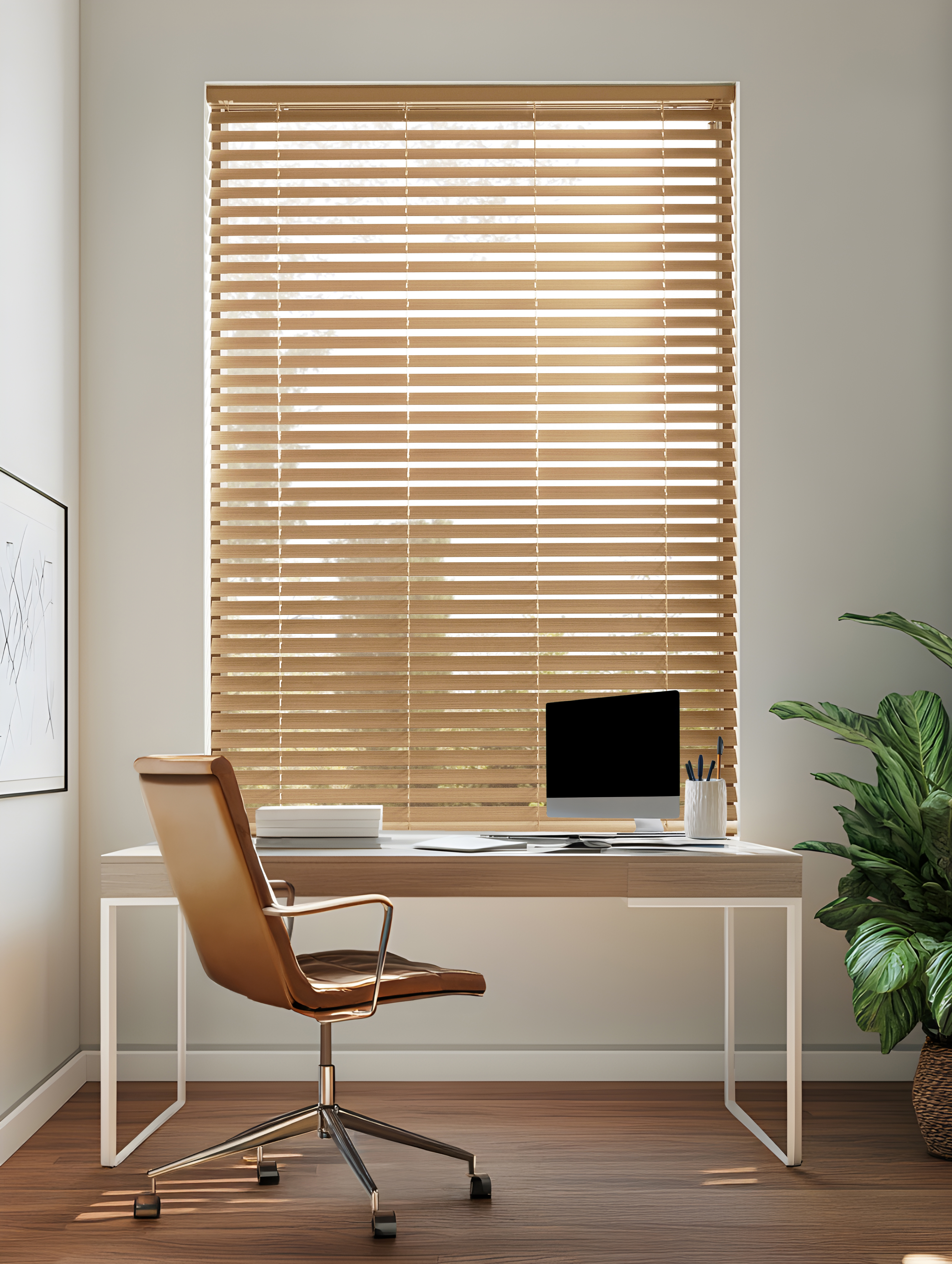 VICTORY 24 TIMBER VENETIAN MAPLE HOME OFFICE 01