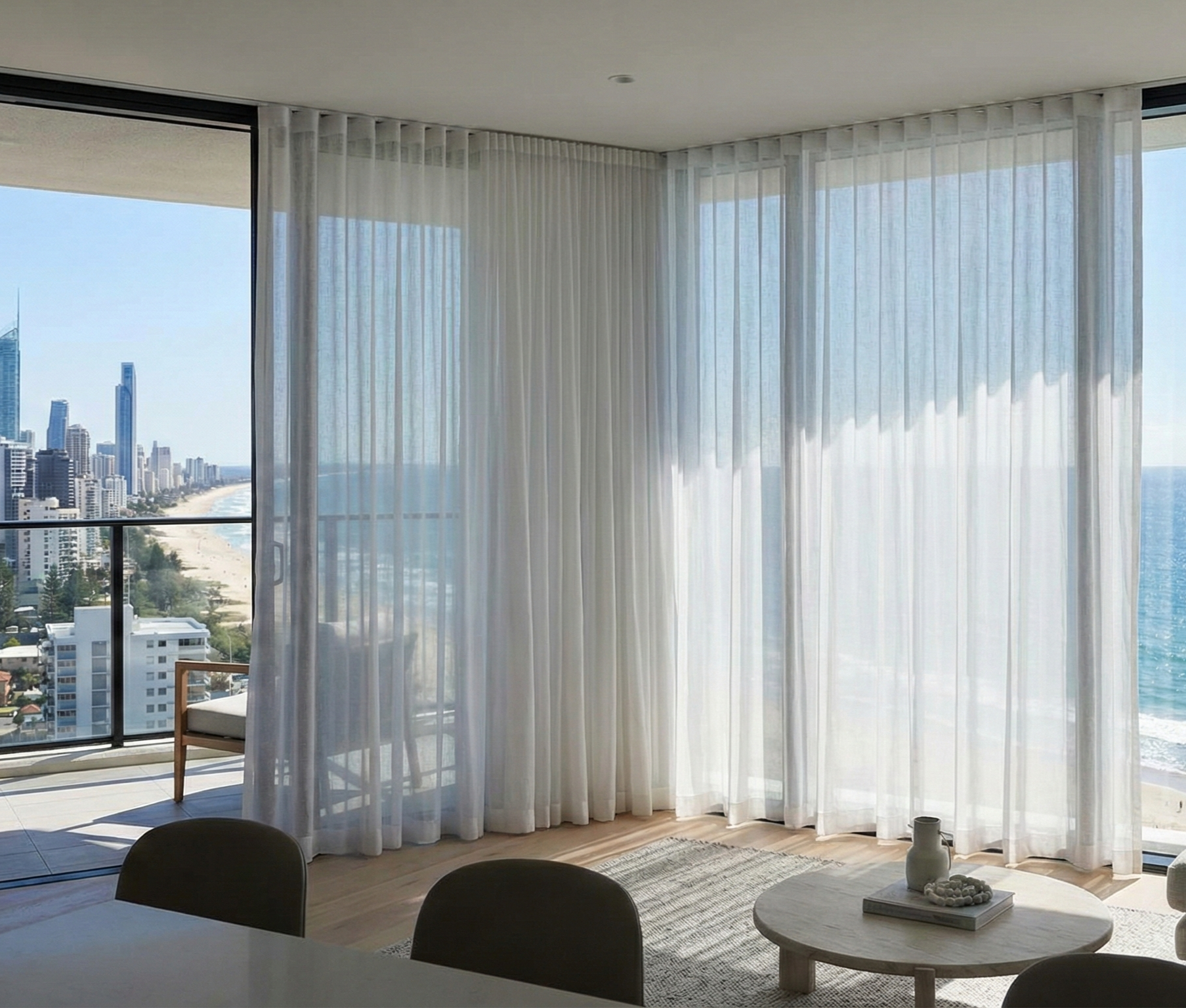 Sheer Curtains Apartment