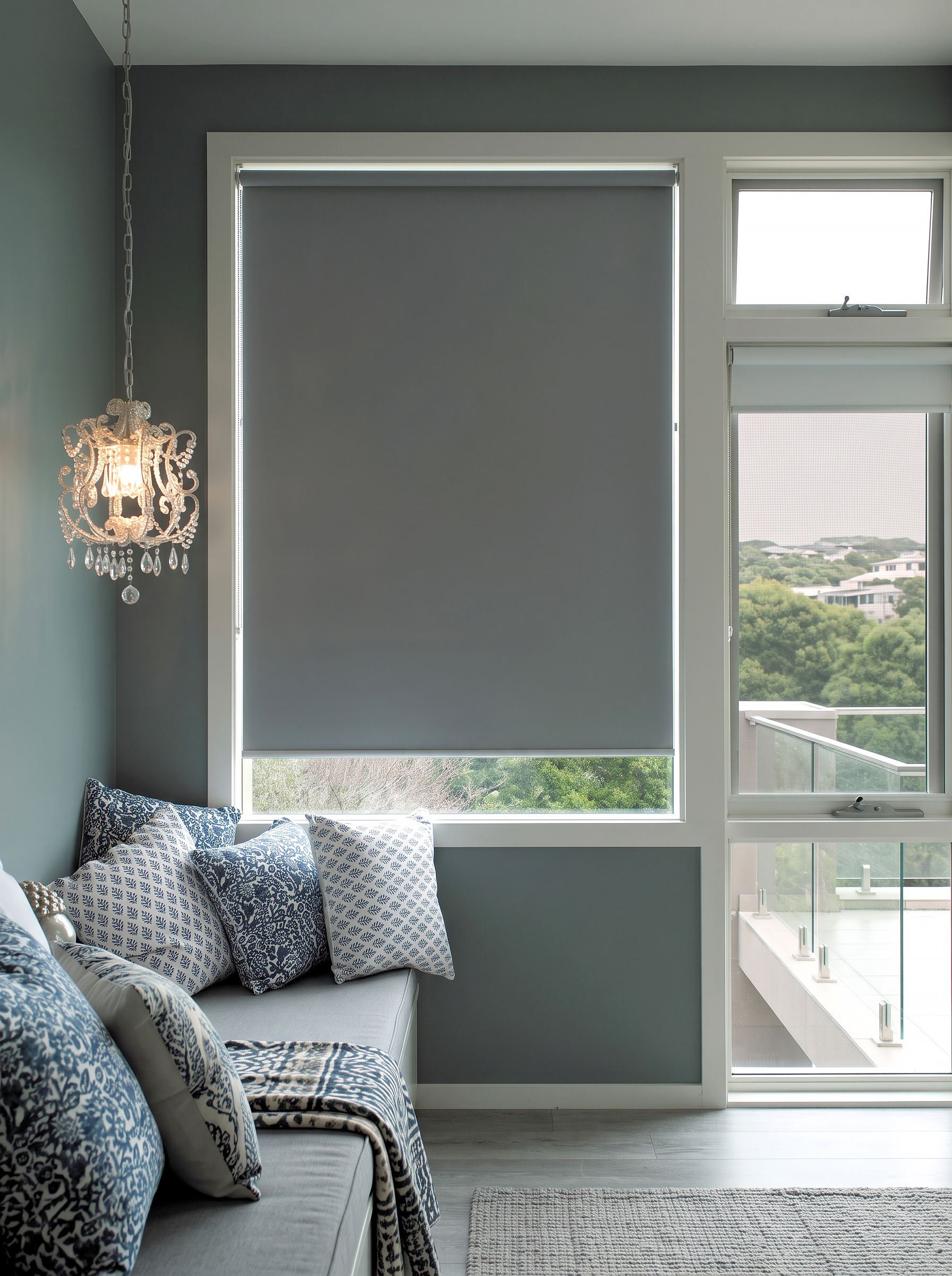 Grey Roller Blinds